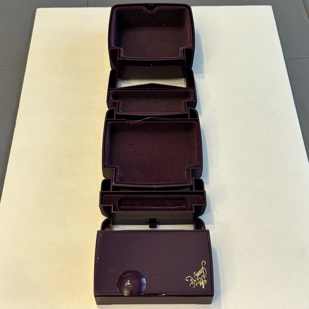 INGENIOUS DESIGNS Vintage “The Jewel Kit” Accordion Jewelry Box Travel Compact - Picture 3 of 10